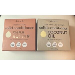 Kitsch Hydrating Solid Conditioner Duo - Shea Butter & Coconut Oil